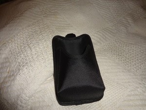 universal walkie talkie pouch clip on or belt loop.