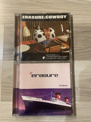2  CDs  :    ERASURE   -   Cowboy   +   Loveboat  , Synth Pop , 80er  Electronic