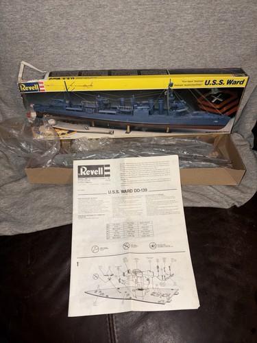 Revell USS Ward DD-139 1:240 Model Ship Kit #5023 Vintage Destroyer
