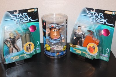 Playmates Warp Factor Series 2 Star Trek DS9 Jem'Hadar, Cardassian, Spock