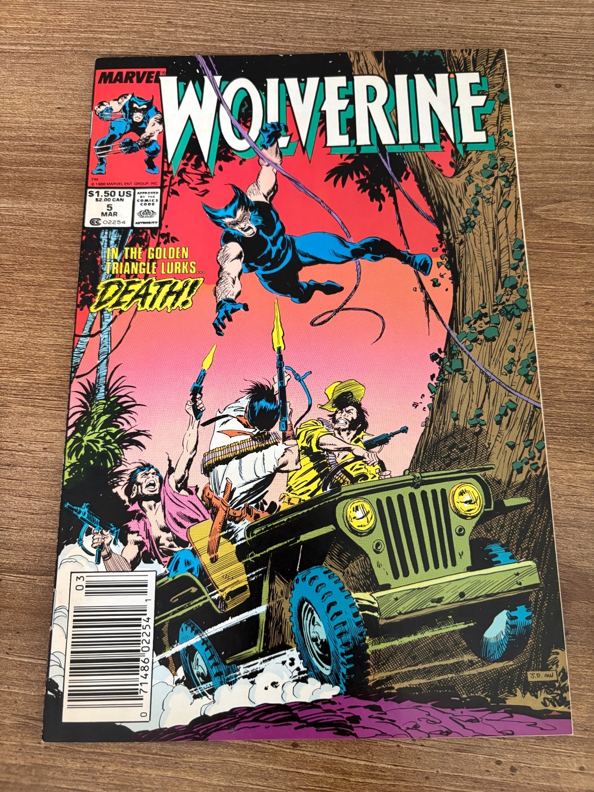 Wolverine # 5 VF/NM 1st Print Newsstand Variant Marvel Comic Book X-Men 13 J465