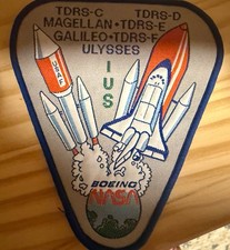 Vintage Boeing NASA IUS Space Shuttle / Titan Mission Patch