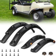 Golf Cart Fender Flares Set For Club Car DS 1993-Up With Amber Reflectors