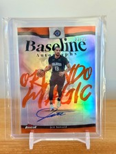 2025-26 Topps Finest JETT HOWARD Baseline AUTOGRAPHS True ORANGE Refractor /25