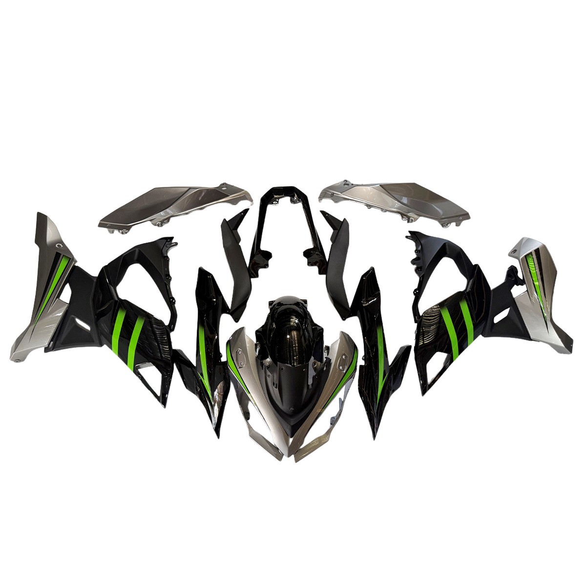 ABS Green Black Fairing Kit For Kawasaki Z1000SX Ninja 1000 2020-2025 Bodywork