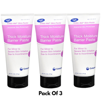 Coloplast Critic-Aid Thick Moisture Barrier Paste Skin Protectant 6oz 3Ct