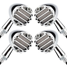 Universal Motorcycle LED Turn Signal Lights for Cruiser, Chopper, Cafe Racer