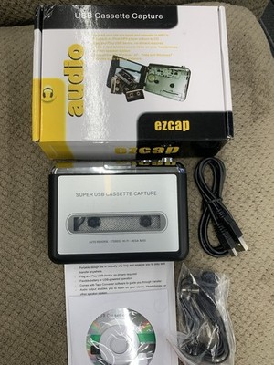 EZCAP Portable Tape USB Cassette Capture Convert To MP3 or CD BRAND NEW