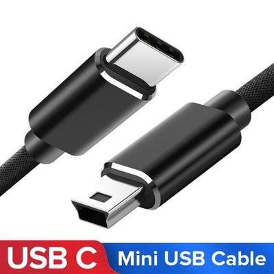 Cord USB-C zu Mini 5-Pin USB-Typ C zum Mini-USB-Kabel Daten-Sync Schnell ladung