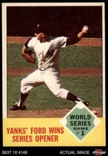 1963 Topps #142 Whitey Ford 7 - NM