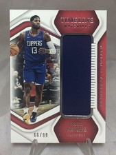 Paul George 2022 Panini National Treasures Timeline Materials /99 #TM-PGL