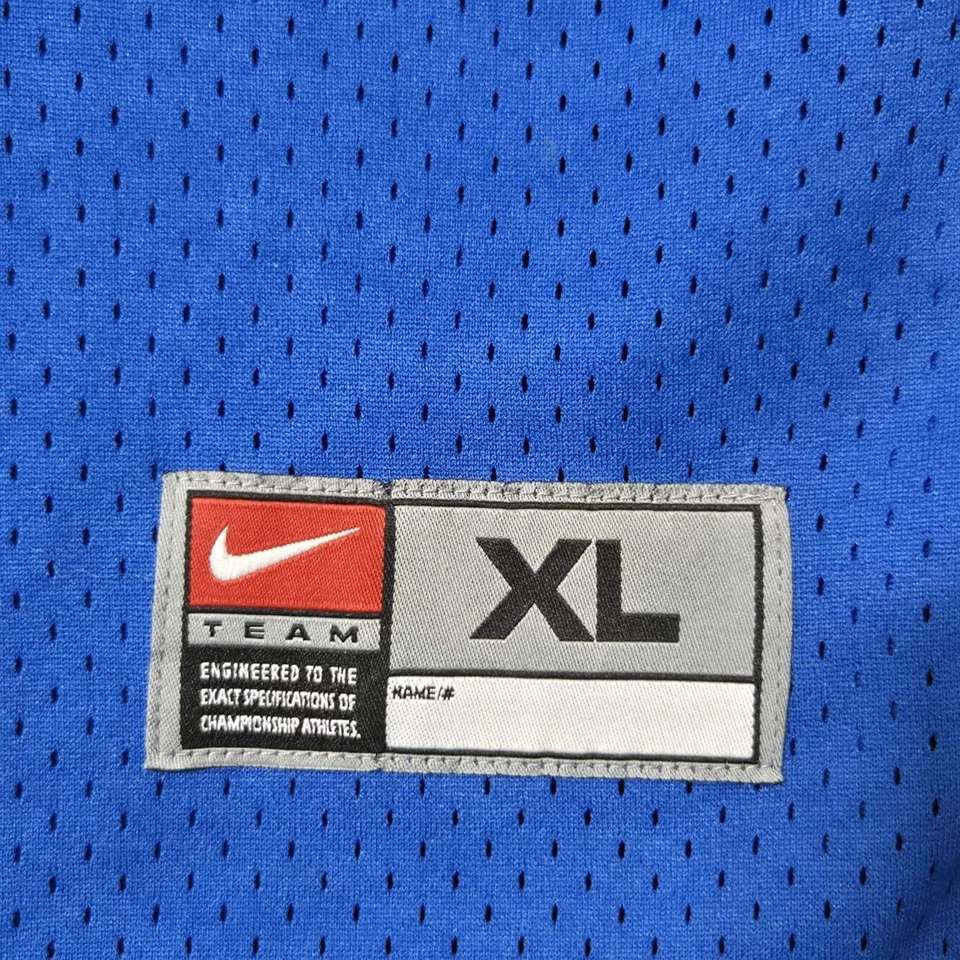 Баскетбольная футболка Nike Allen Iverson Philadelphia 76ers Royal синяя красная мужская размер XL - Изображение 4 из 4