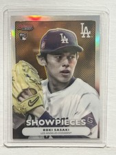 2025 Bowman's Best Showpieces Roki Sasaki RC #BS-14 Dodgers