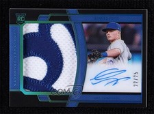2020 Panini National Treasures Midnight 22/25 Gavin Lux #157 Auto ph4