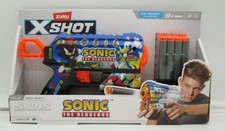 Zuru Xshot Sonic The Hedgehog Skins Flex Mega Sonic X-Common 8 Darts - NEW
