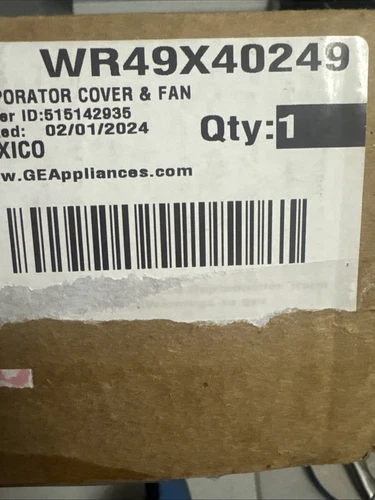 USED GE Industrial Evaporator Cover and Fan WR49X40249