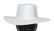 REO Headwear Ventilator White Cricket Umpire Hat Stay Put Headband Small 54-55cm