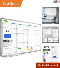Versatile 24"x36" Magnetic Whiteboard - Ideal for Home, Office,  School