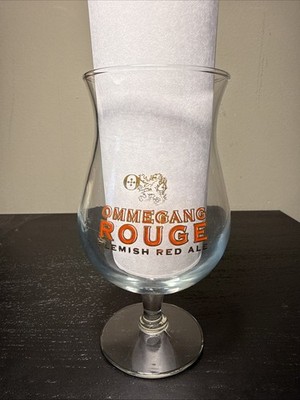 Brewery Ommegang - Rouge Flemish Red Ale - Stem Beer Glass - Brand New