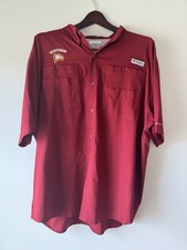 Columbia Winthrop University SC Shirt Men's XXL PFG Omni-Shade Fishing Shirt