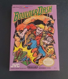 Boulder Dash NES CIB con scatola, manuale, polistirolo (Nintendo Entertainment System)