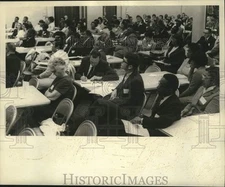 1969 Press Photo Participants during a PAR Meeting - noc09918