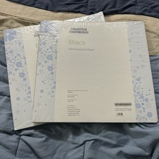 2 Sets Creative Memories 12x12 True Black Refill Flex-Hinge Pages 15 Sheets NIP