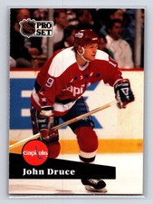 1991-92 Pro Set - John Druce #251 Washington Capitals Hockey Card