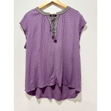 DR2 by Daniel Rainn Purple Clip Dot Embroider...
