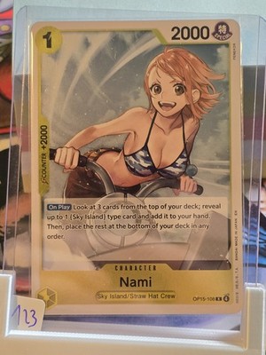 Nami OP15-108 R | One Piece OP15-EB04 Adventures On Kami s Island NM - ENGLISH