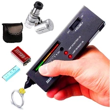 Diamond Tester＋60X LED Magnifying Glasses Jeweler Tool Kit Tester+ 