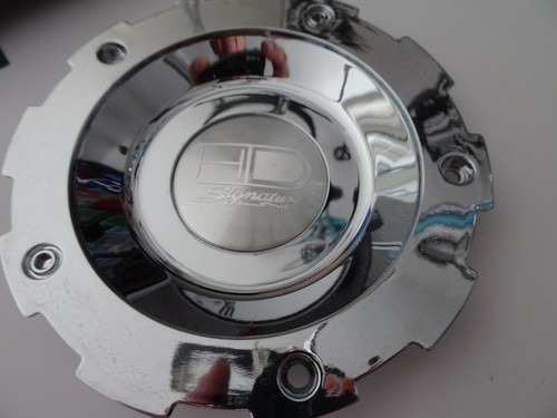 New HD Signature Line Chrome Custom Wheel Center Cap # C-G11 - Picture 3 of 4