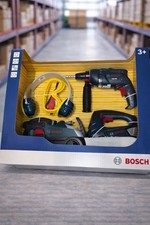 Bosch Pretend Play Tool Set Toy Drill Saw Safety Gear Ages 3 Kids