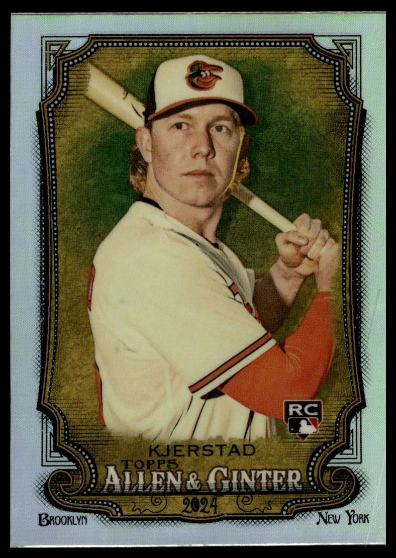2024 Topps Allen & Ginter #49 Heston Kjerstad Chrome Refractors
