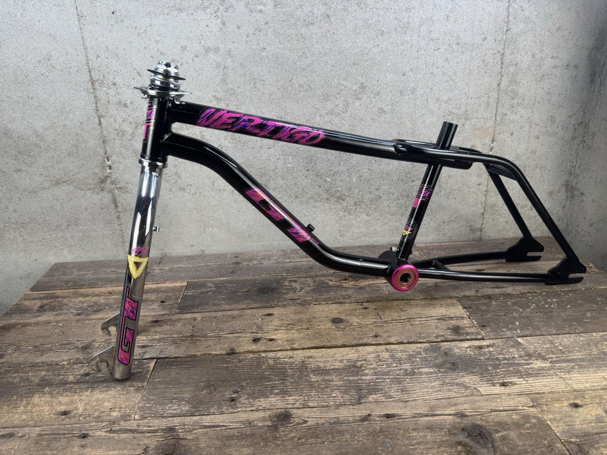 GT Bmx Frame And Fork 20” Mid School Bmx Freestyle | eBay