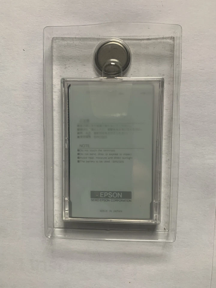 TARJETA DE MEMORIA SEIKO EPSON IC SRAM 2MB 2BYTES MEMORIA DE ATRIBUTO CON SUBBATERÍA Foto 3 de 4