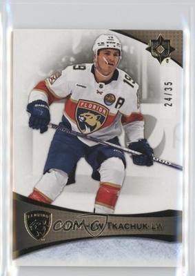 2022-23 Upper Deck Ultimate Collection Gold 24/35 Matthew Tkachuk #34 1q2