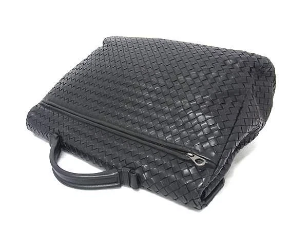Bolso de Negocios BOTTEGA VENETA Intrecciato 122139 en Cuero Negro Foto 2 de 4