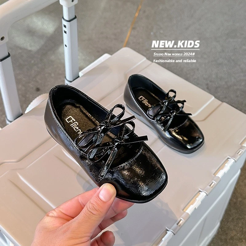 Niños pequeños Niñas Niños Boda Escuela Jardín Zapatos de Vestir Vacaciones Negro Dorado Foto 4 de 4