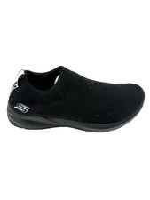 Skechers Bobs Slip On Casual Shoes Sneakers Memory Foam Black Size 7.5  