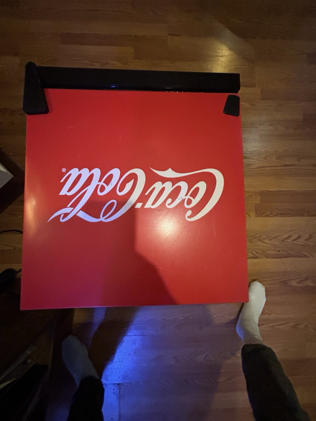 His Is A Coca-Cola Branded Commercial-style Mini Beverage Cooler Working Great