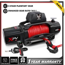 X-bull Electric Winch 10000lbs Synthetic Rope Jeep 12v Off-road 4wd Towing Truck X-bull Electric Winch 10000lbs Synthetic Rope Jeep 12v Off-road 4wd Towing Truck