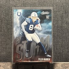 2025 Absolute Football Tyler Warren By Storm RC #20 Indianapolis Colts 