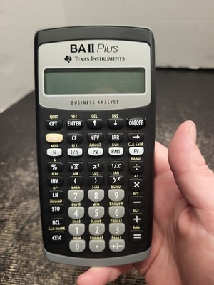 Texas Instruments BA II PLUS Financial Handheld No Cover