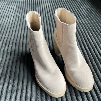Dolce Vita Women's Caster H2O Water Resistant Lug Sole Sz 8 Mushroom Dune Beige