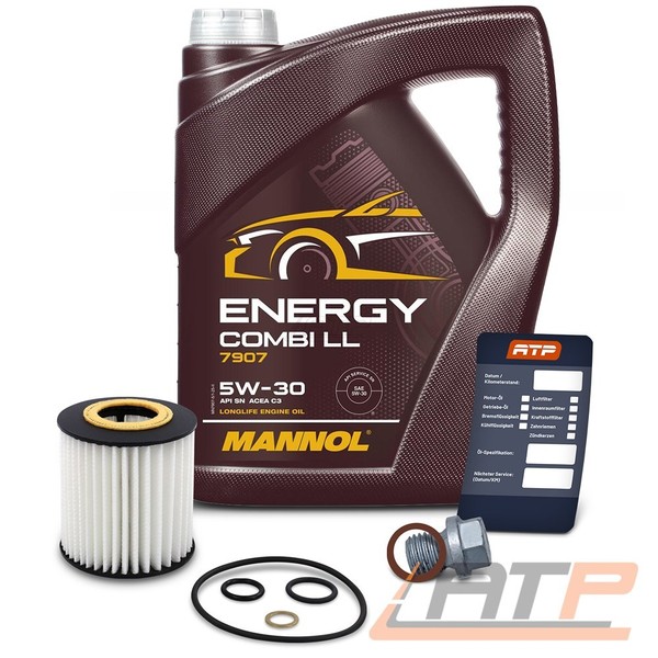ÖLfilter + 5L 5W-30 MotorÖL FÜR Bmw 1-ER E81 3-ER E46 E90 5-ER E60 X1 X3 E83 Z4-image
