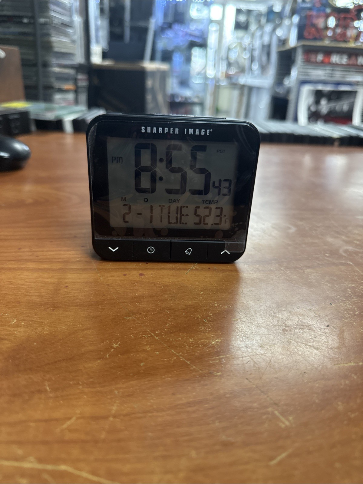 Sharper Image Travel Alarm Clock