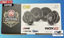 4 of DB Drive WDX6MOTO-4CD 1000W 2-Way 6.5" Loudspeaker Weather Resistant 4 Pack