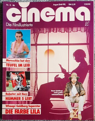 CINEMA 8 1986 Heft 99 FARBE LILA Whoopi Goldberg, Nummer 5 lebt, Maruschka
