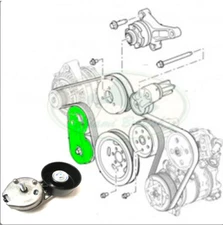 LAND ROVER BELT TENSIONER PULLEY DIESEL 2.7L & 3.0L LR016140 JDE11364 ALLMAKES